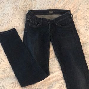 Citizens of Humanity stretch skinny jeans, size 25